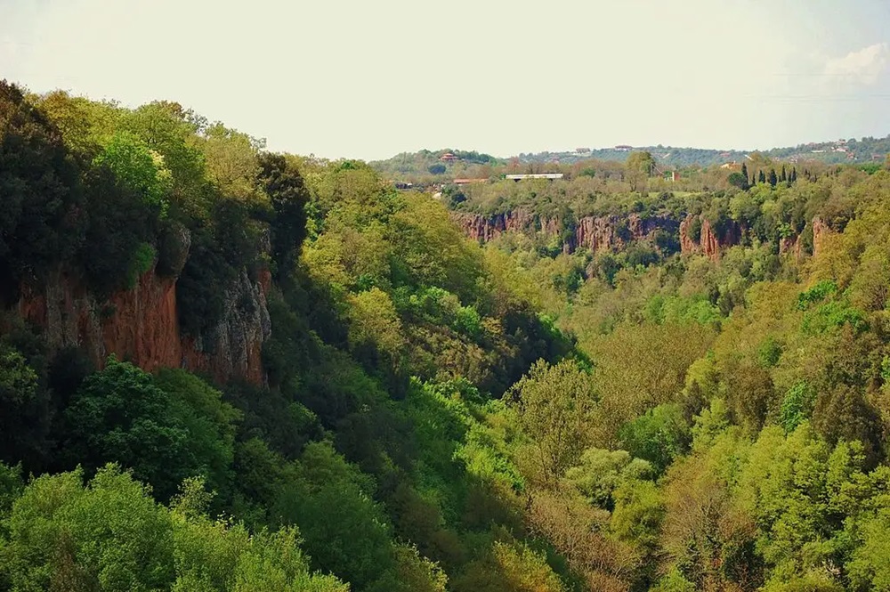 I valloni del Parco Regionale di Marturanum