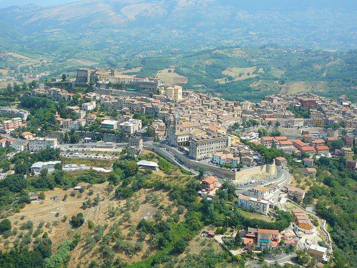 Panoramica sul borgo di Paliano foto da FB Pro Loco Paliano