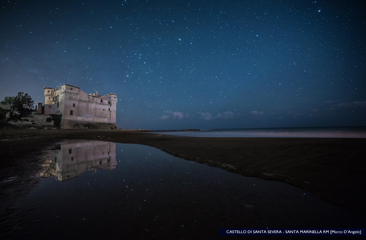 Santa Marinella RM castello di Santa Severa stelle