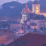 Albano Laziale, Duomo di San Pancrazio al tramonto - Foto di neiezhmakov da Adobe Stock