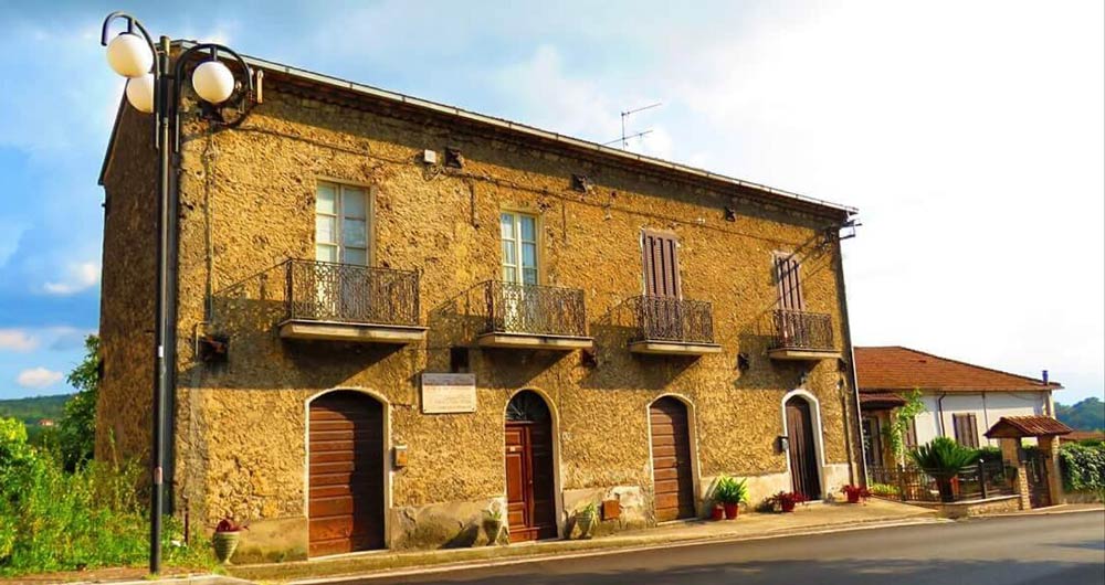 la casa di Marcello Mastroianni a Fontana Liri