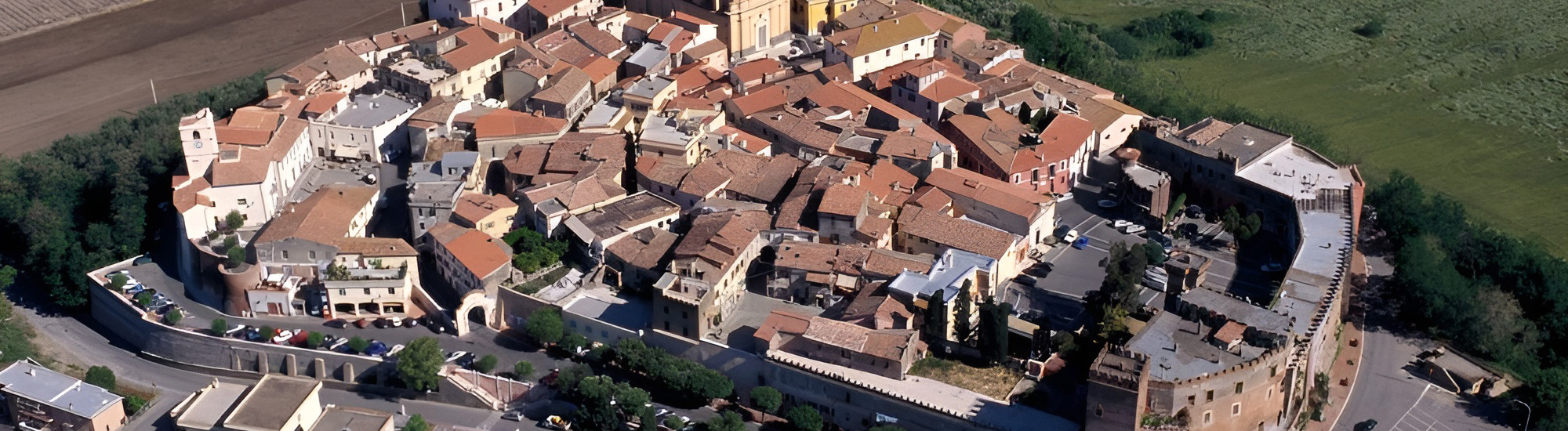 Panoramica aerea di Montalto di Castro