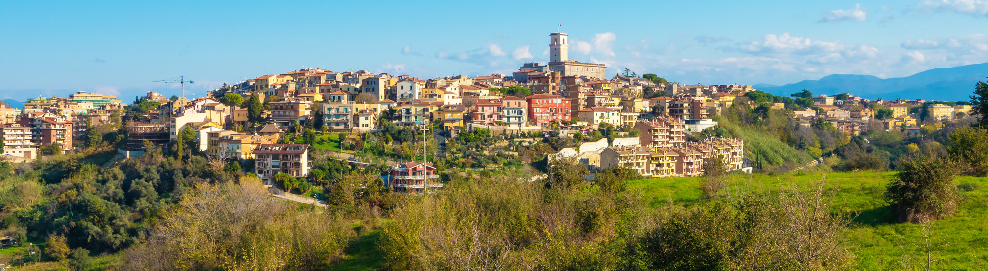 Panoramica di Monterotondo - Foto di ValerioMei da Adobe Stock