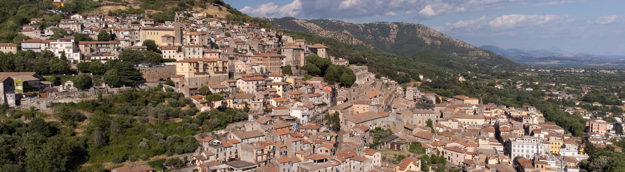 Panoramica aerea di Palestrina - Foto di Stefano da Adobe Stock