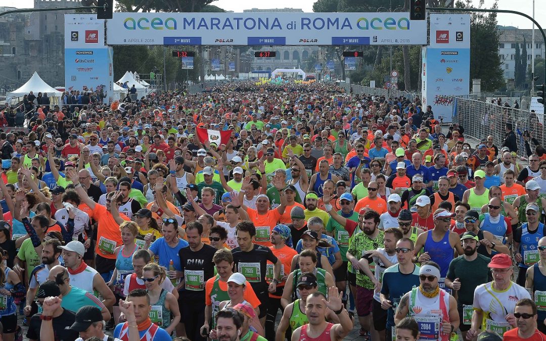 Correre nella storia: al via la Maratona di Roma