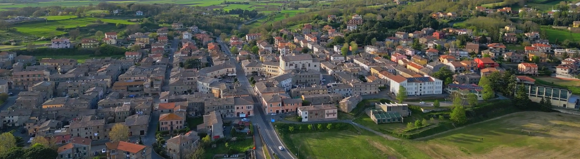 Panoramica aerea di San Lorenzo Nuovo