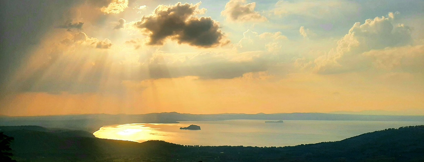 MONTEFIASCONE VT vista borgo tramonto FB @montefiascone