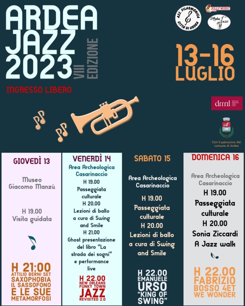 Locandina Ardea Jazz 2023