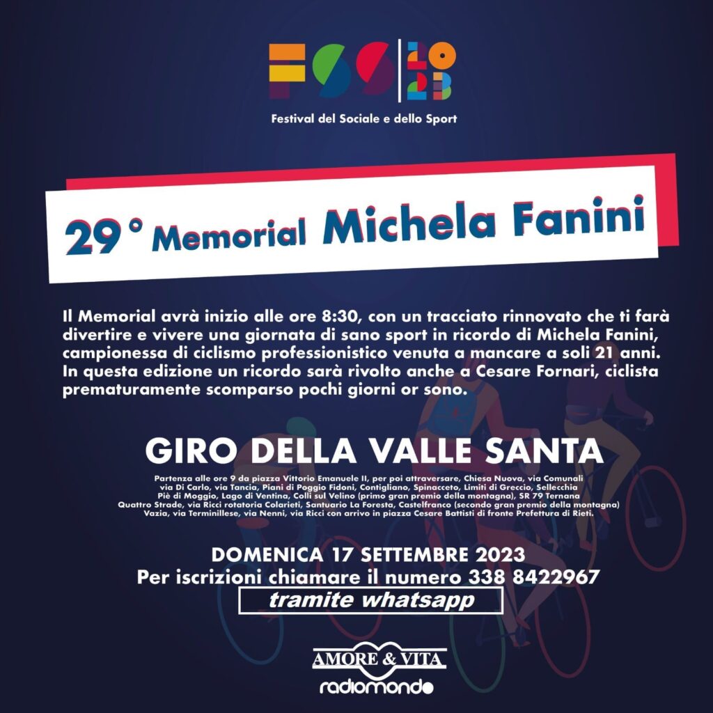 memorial michela fanini