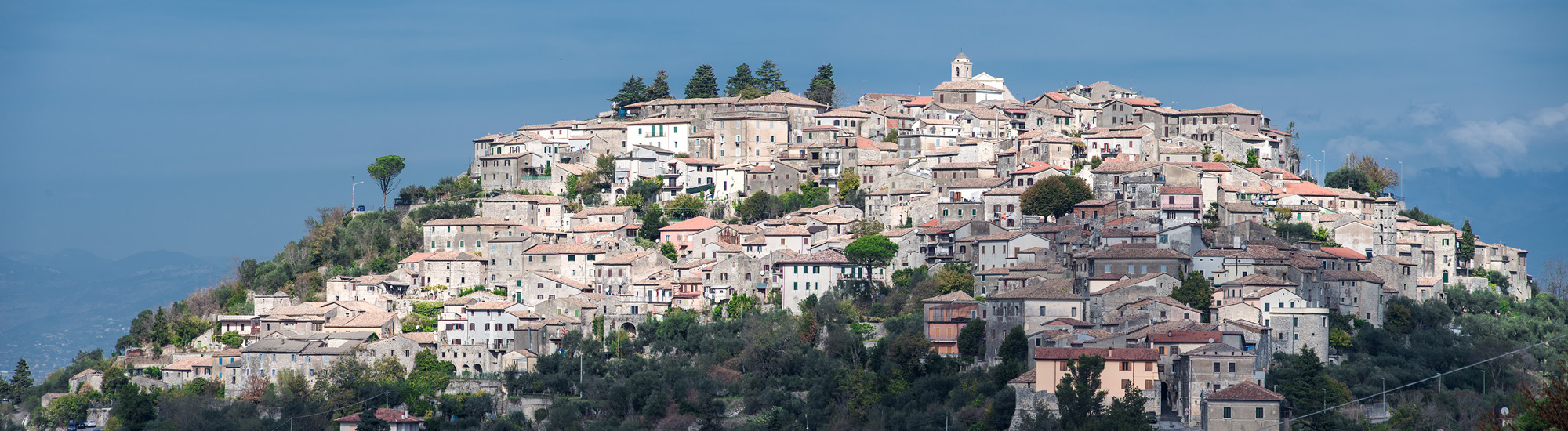 panorama di Castro dei Volsci foto di Enrico Ferri