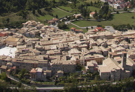 foto panoramica di Leonessa