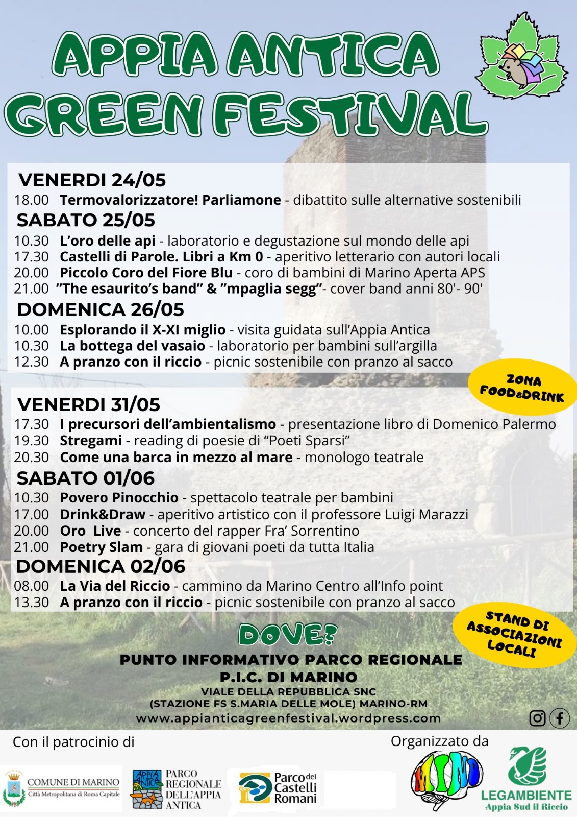 Locandina Appia Antica Green Festival 2024