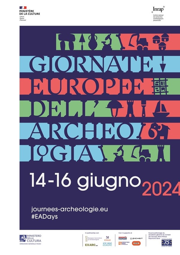 Locandina Giornate Europee dell'Archeologia 2024
