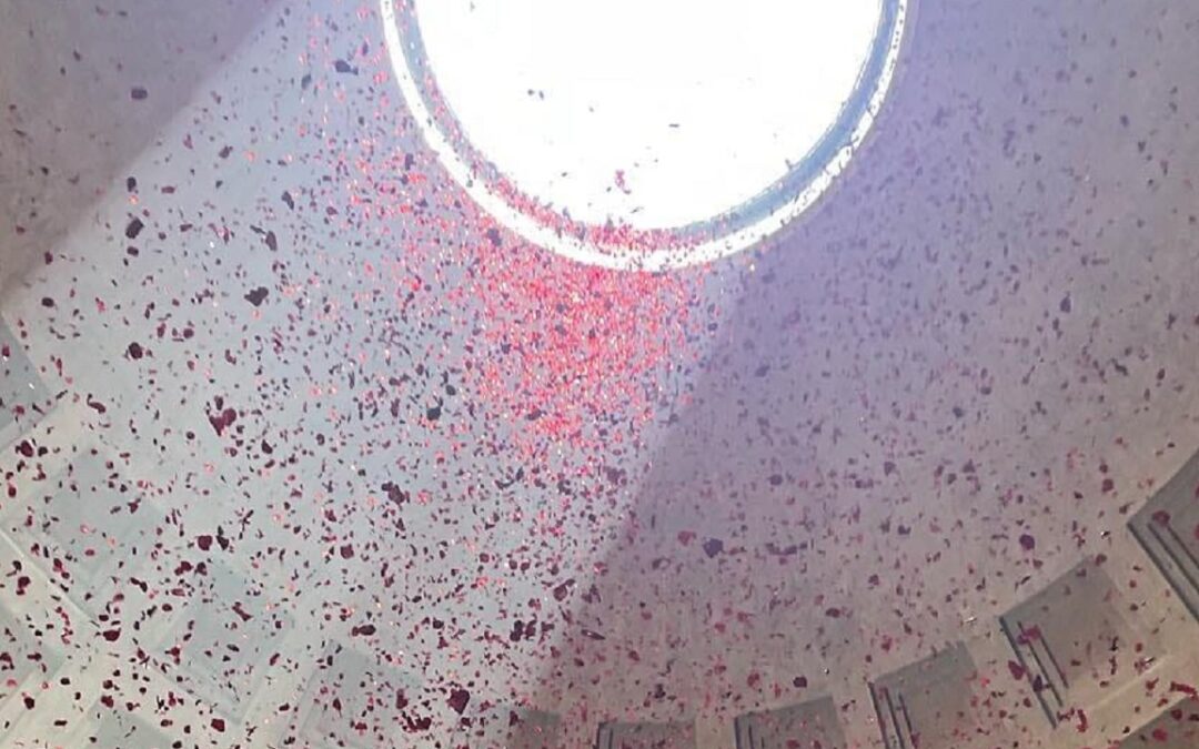 Il Pantheon e i petali rossi alla Pentecoste