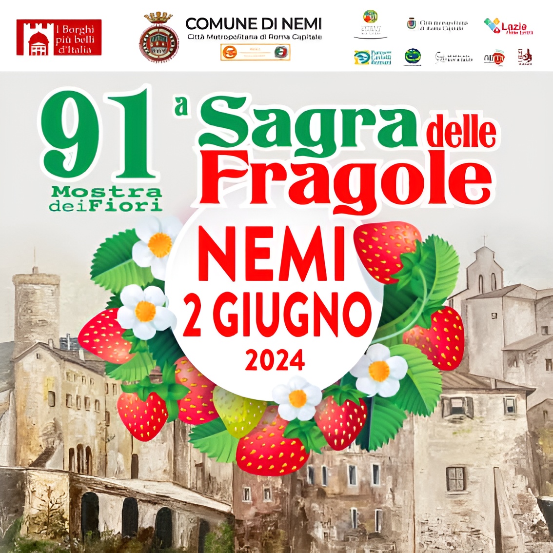 locandina-91-esima-sagra-delle-fragole-a-Nemi