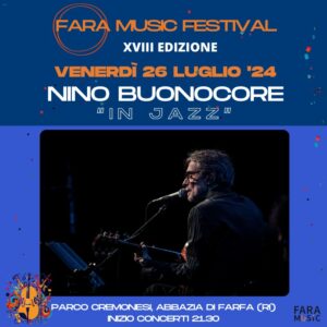 FaraMusicFestival_XVIIIEdizione_26lug_NinoBuonocoreJazz