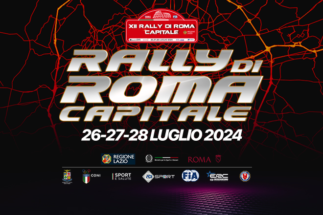 Locandina Rally di Roma Capitale 2024