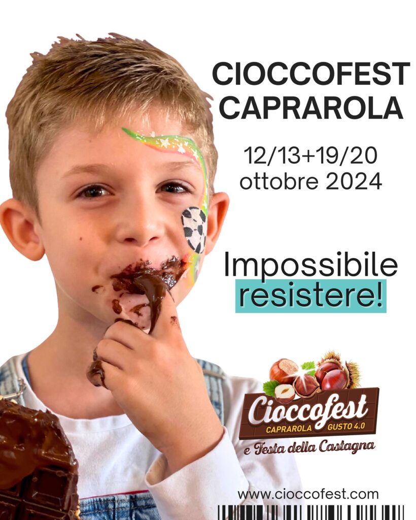 locandina cioccofest 2024 a Caprarola