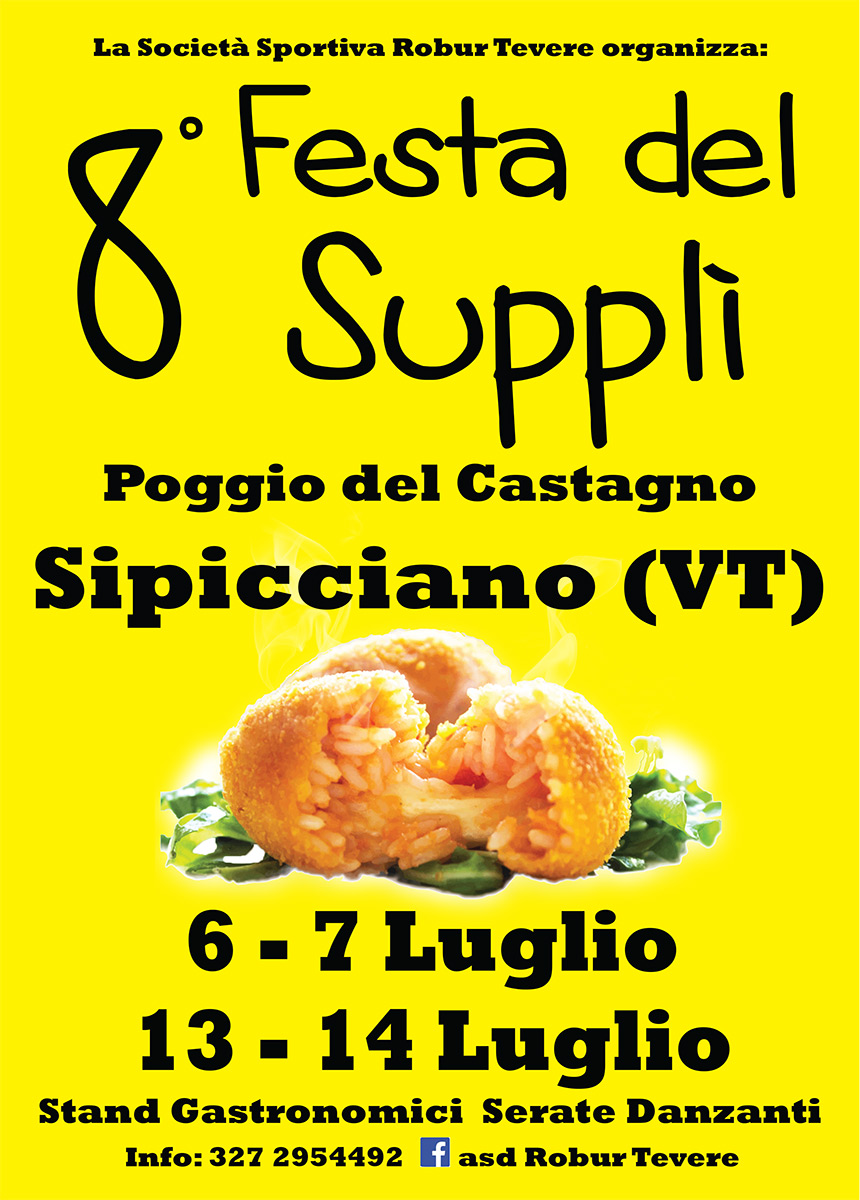 Locandina Festa del Suppli