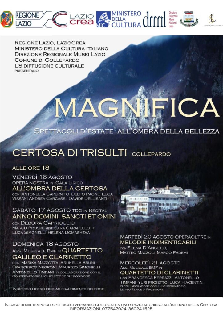 Locandina Magnifica Trisulti 2024