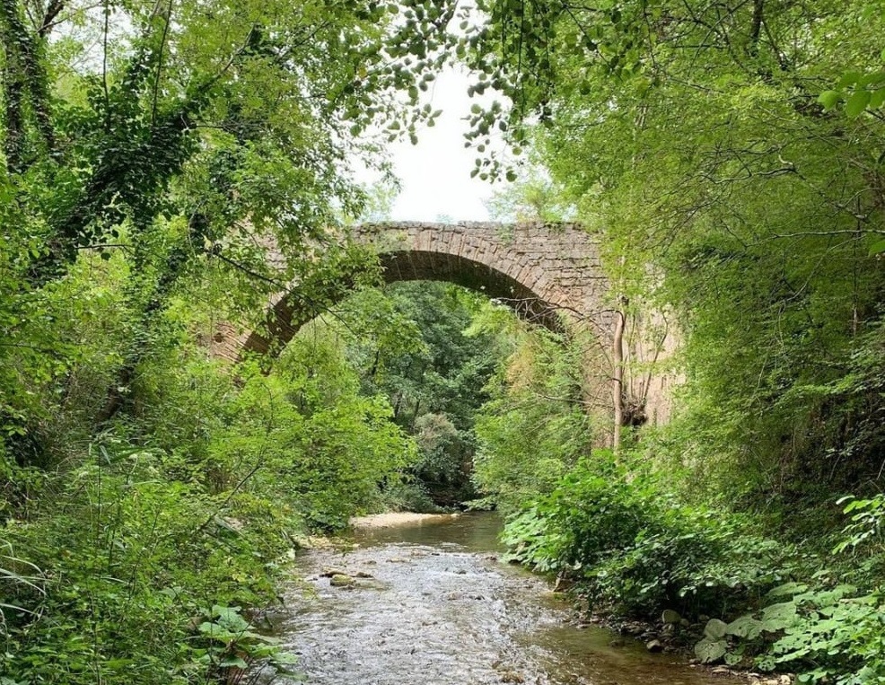 Il ponte romano sul Farfa a Mompeo