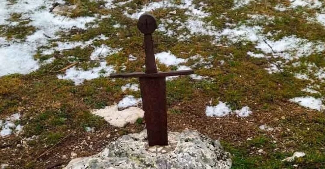 La Spada nella Roccia sul Monte Terminillo