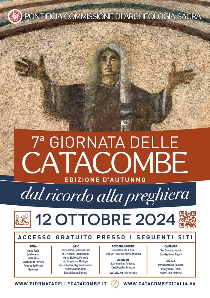 Locandina Giornata delle Catacombe 2024 - edizione Autunno