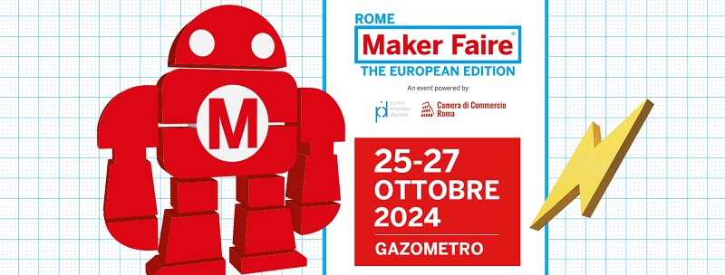 Locandina Maker Faire Rome 2024