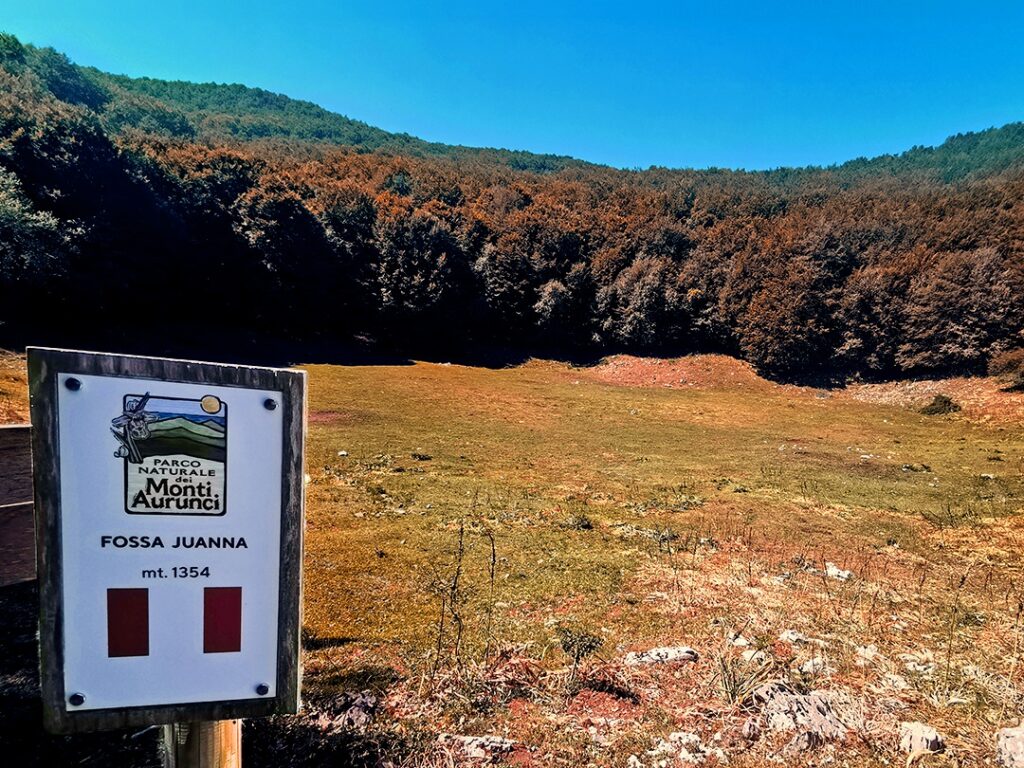 Fossa Juanna nel Parco dei Monti Aurunci - foto di Parco Monti Aurunci