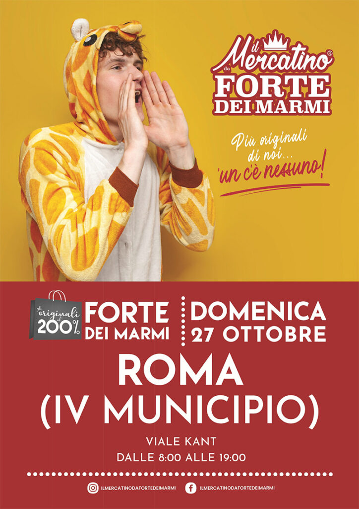 Locandina Mercatino di Forte dei Marmi