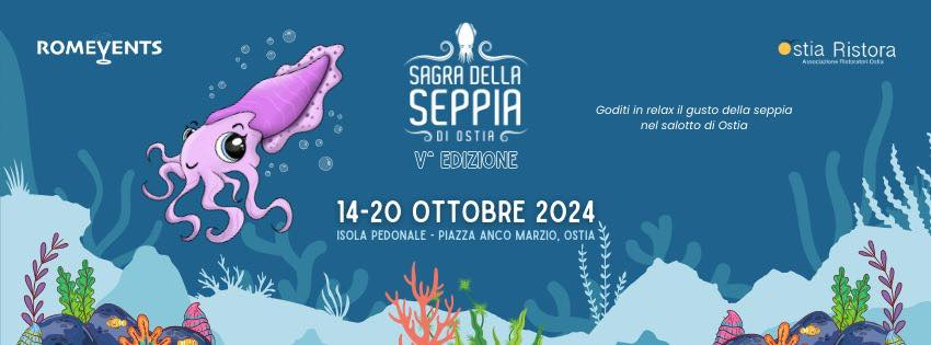 locandina sagra della seppia di Ostia