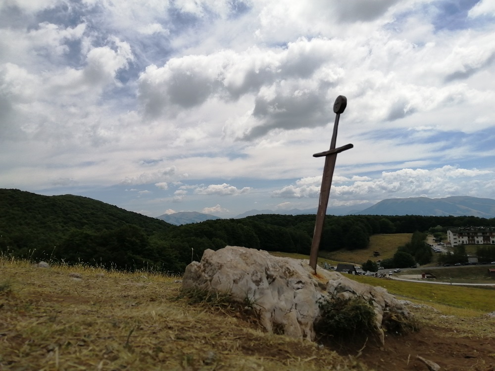 La spada nella roccia sul Terminillo - foto di appenniniweb.it