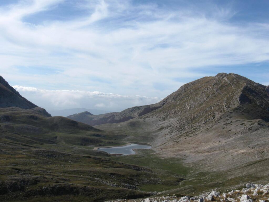 lago della Duchessa nella Riserva Naturale Montagne della Duchessa