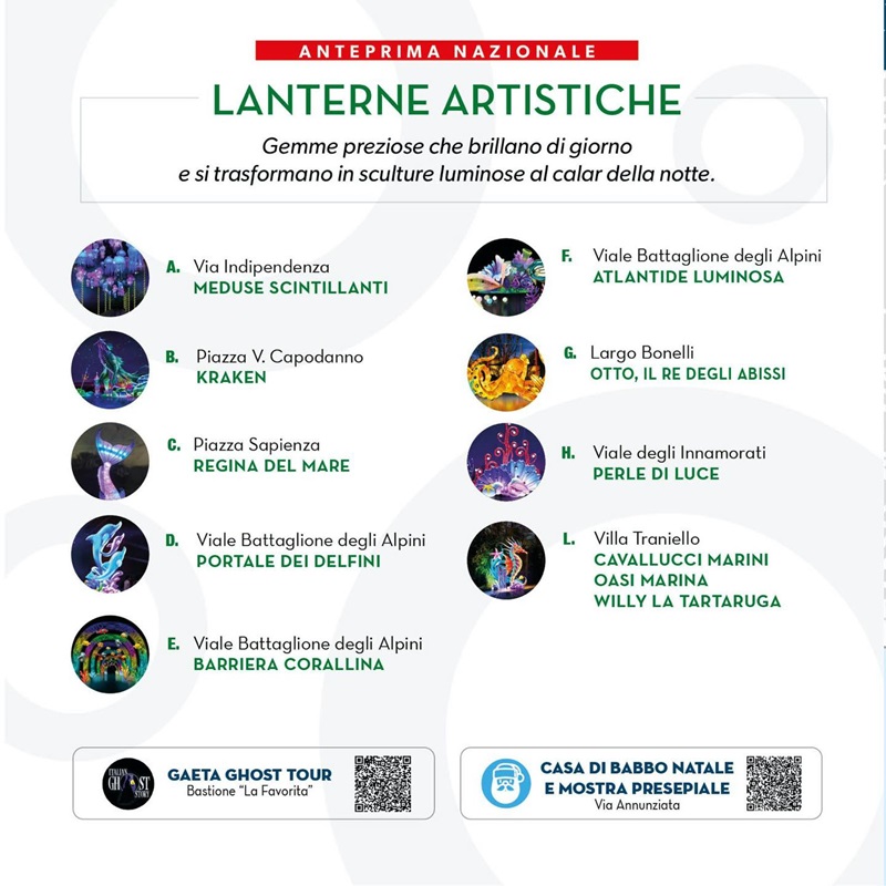 Le Lanterne artistiche di Favole di Luce 2024