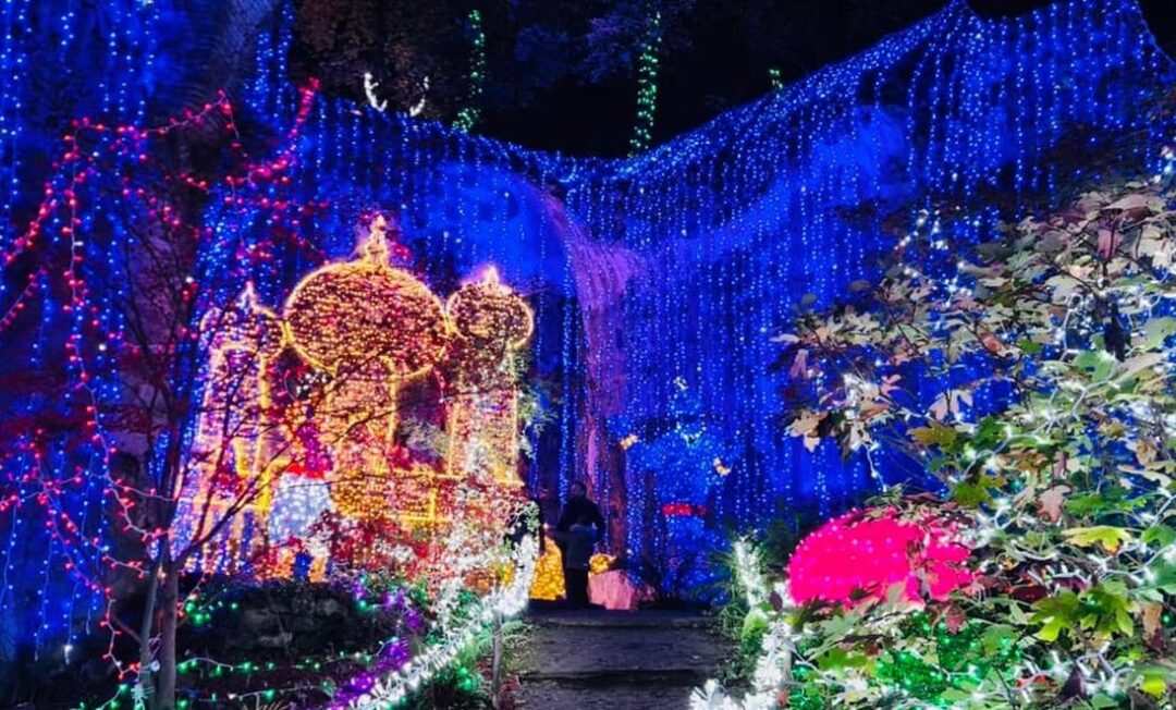 Le luminarie al Parco delle Favole di Ariccia