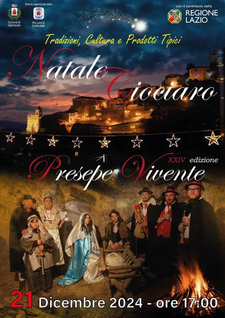 locandina Presepe di Castrocielo