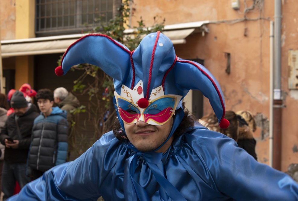 Una maschera del Carnevale storico di Civita Castellana