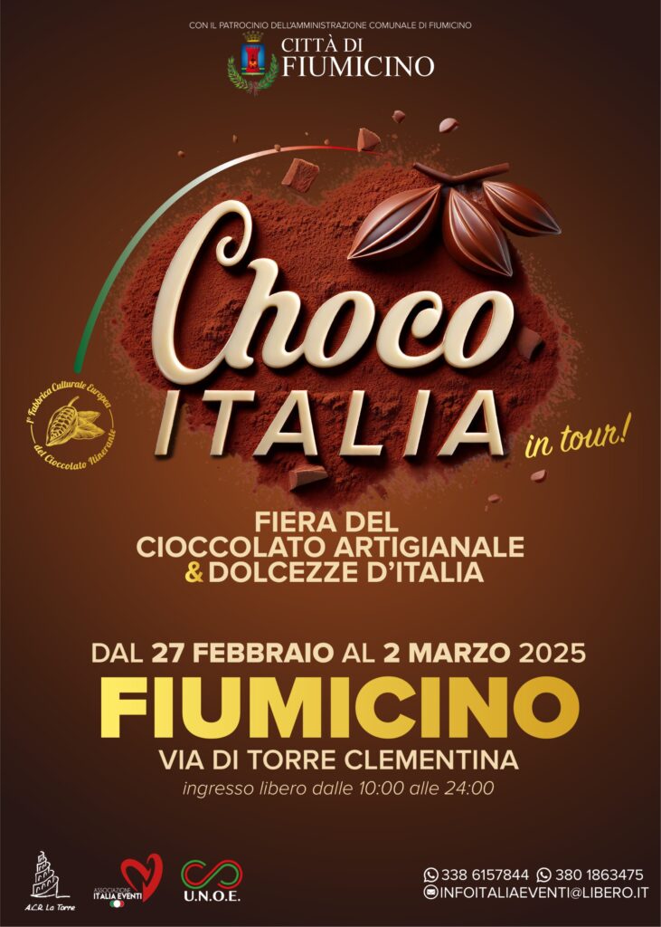 locandina choco Italia a fiumicino 2025