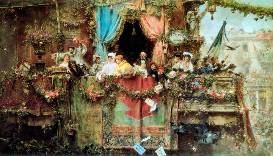 Carnevale a Roma, Josep Benlliure Gil (1881)