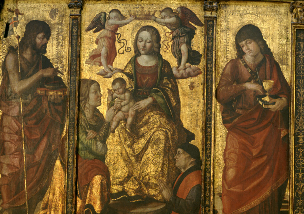 Trittico di Scacco nella chiesa di San Giovanni Battista