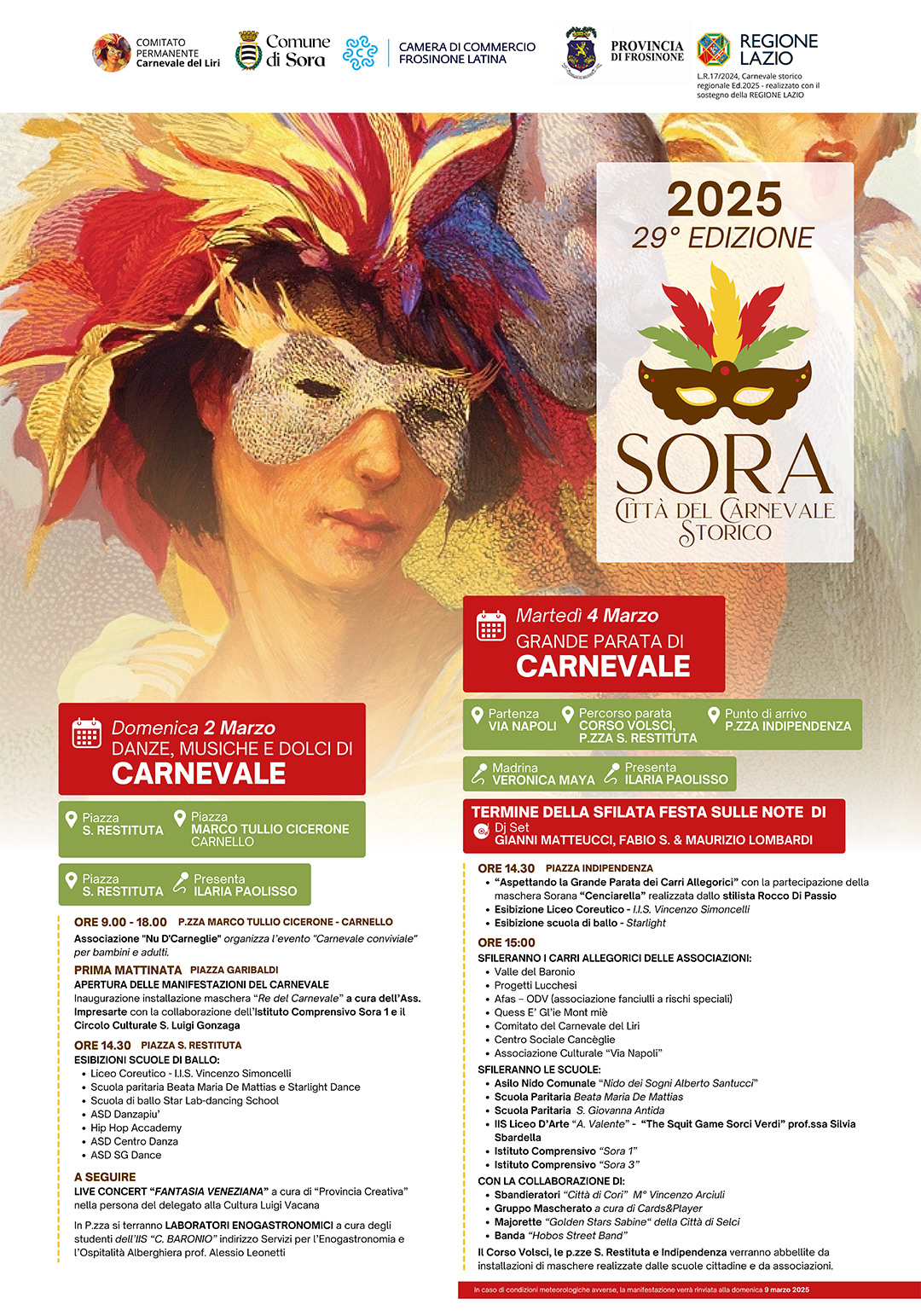 Locandina Carnevale di Sora